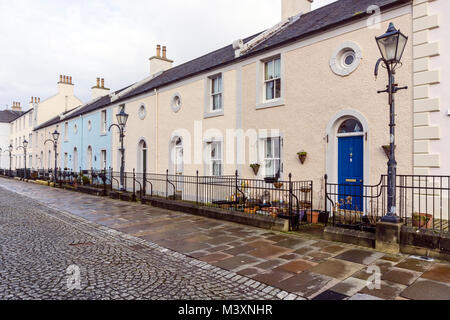 Case restaurate in Linthouse Vennel Irvine North Ayrshire Scotland Regno Unito Foto Stock