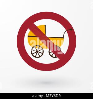 Buggy Icona disabilitata Illustrazione Vettoriale
