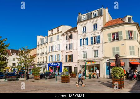 Francia, Hauts de Seine, Rueil Malmaison, centro pedonale Foto Stock