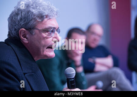 Roma, Italia. 12 Feb, 2018. Il regista italiano Mario Martone Credito: Matteo Nardone/Pacific Press/Alamy Live News Foto Stock