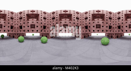 Abstract HDRI environment map, sferica panorama sullo sfondo, la sorgente di luce (rendering 3D render equirettangolare) Foto Stock