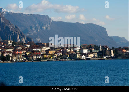 L'Italia, Lombardia, Lago di Como, Abbadia Lariana Foto Stock