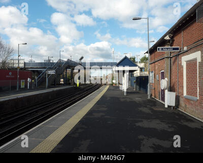 Redbridge stazione ferroviaria, Southampton, Hampshire, Inghilterra, Regno Unito Foto Stock