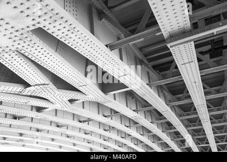 Al di sotto di Blackfriars Bridge di Londra, Regno Unito Foto Stock