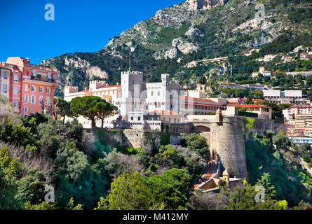 Palazzo del Principe di Monaco. È la residenza ufficiale del Principe di Monaco. Costruito nel 1191, durante la sua lunga e spesso drammatica storia, ha bee Foto Stock