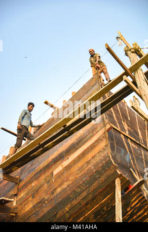 Rendendo la barca di legno Foto Stock