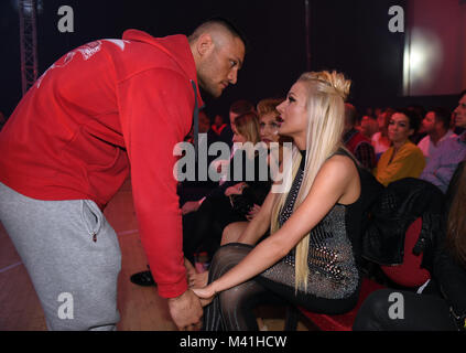 Varsavia, Polonia - 25 Marzo 2017: MMA Mixed Martial Arts Fight Night o/p Pawel 'Trybson' Trybala Foto Stock