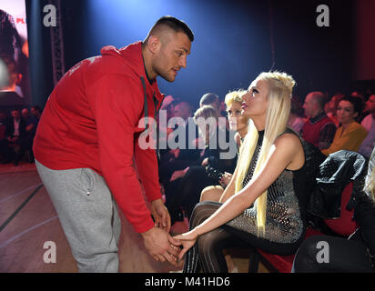 Varsavia, Polonia - 25 Marzo 2017: MMA Mixed Martial Arts Fight Night o/p Pawel 'Trybson' Trybala Foto Stock