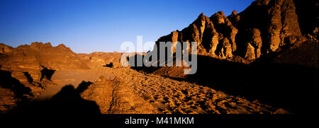 Algeria, Sahara, il Oued Assasou del Tassili N'Ajjer Foto Stock