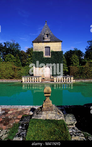 Francia, Dordogne, Perigord Noir, Eyrignac manor gardens Foto Stock