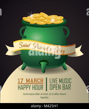 SAint patricks day parte Illustrazione Vettoriale