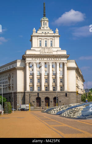 Palazzo del Consiglio dei ministri, un punto di riferimento nel centro di Sofia, Bulgaria, Europa Foto Stock