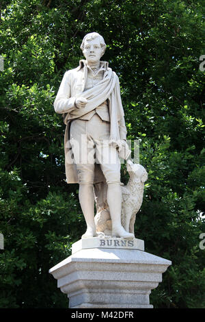 Statua di Robert Burns a Ballarat in Australia Foto Stock