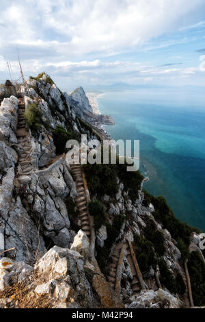 La Rocca di Gibilterra adottate nel 2015 Foto Stock