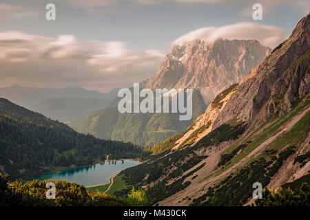 Coburger Huette, Mieming, Imst, Tirolo - Tirolo, Austria, Europa Foto Stock