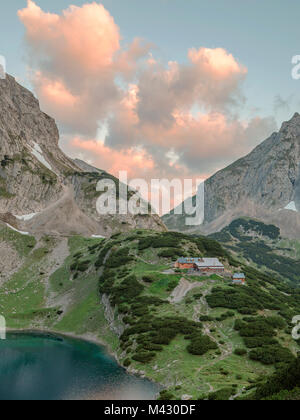 Drachensee, Mieming, Imst, Tirolo - Tirolo, Austria Foto Stock