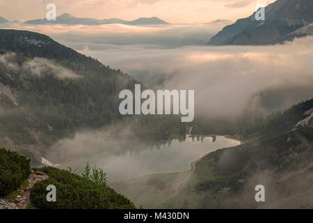 Coburger Huette, Mieming, Imst, Tirolo - Tirolo, Austria Foto Stock