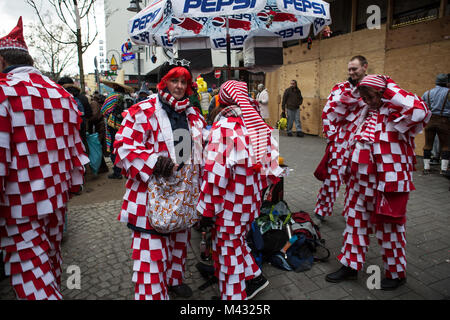 All'interno del Carnevale di Colonia 2018, Germania Foto Stock