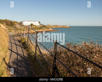 Percorso di Hawk Cliff, Dalkey. Foto Stock