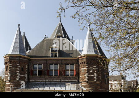 Amsterdam, il Waag (weighhouse) è stata costruita nel 1458 Foto Stock