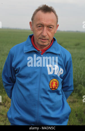 Joachim Streich ( FC Hansa Rostock e 1.FC Magdeburg) Foto Stock