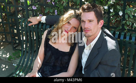 Prima del tramonto 2004 Warner Bros film con Julie Delpy e Ethan Hawke Foto Stock