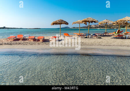 Splendida spiaggia sull isola di Creta, Grecia Foto Stock