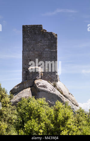 Torre San Giovanni vicino a Sant Ilario, Isola d'Elba, Toscana Foto Stock