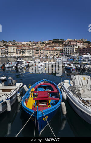 Portoferraio, il porto vecchio Porto Ferraio, Elba Foto Stock