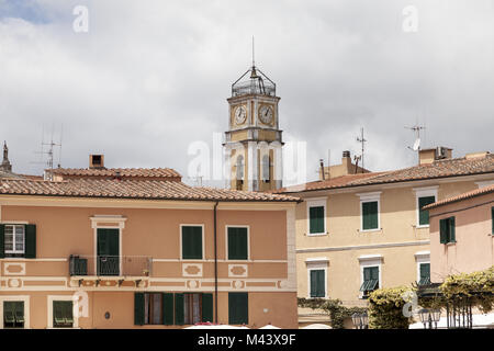 Porto Azzurro, la chiesa di San Giacomo Maggiore, Elba Foto Stock