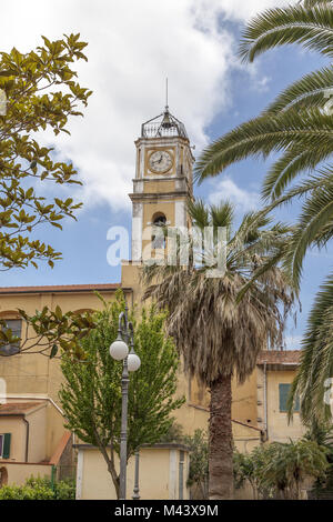 Porto Azzurro, la chiesa di San Giacomo Maggiore, Elba Foto Stock