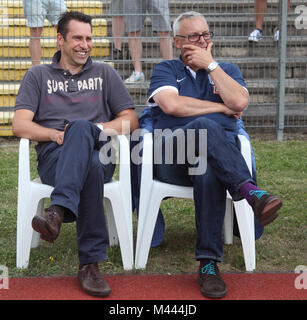 Michael Preetz e Werner Gegenbauer (Hertha BSC) Foto Stock