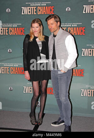 Lykke può Andersen e Nikolaj Coster-Waldau Foto Stock