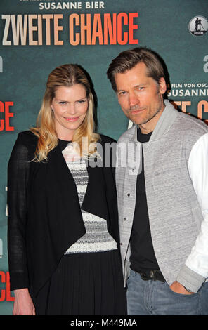 Lykke può Andersen e Nikolaj Coster-Waldau Foto Stock