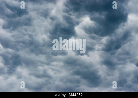 Prestorm scure nuvole nel cielo di estate Foto Stock
