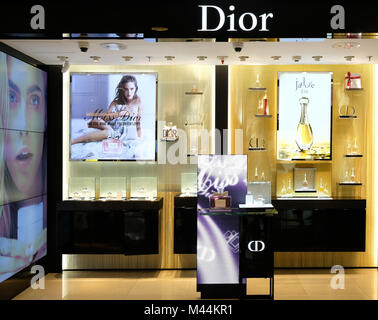 HONG KONG - 4 febbraio 2018: Dior store in Hong Kong. Foto Stock