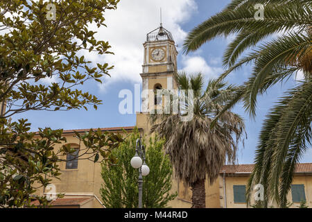 Porto Azzurro, la chiesa di San Giacomo Maggiore, Elba Foto Stock