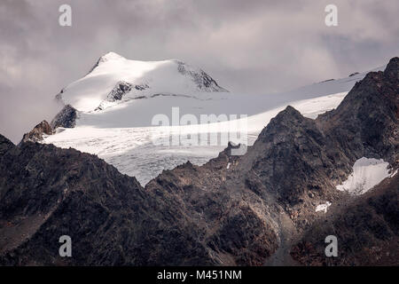 Mutterbergersee, Wilde Wasser Weg, Stubaital, Neustift am Stubaital, terra di Innsbruck, in Tirolo Tirolo, Austria, Europa Foto Stock