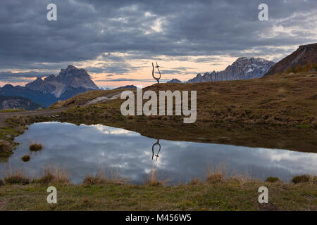 Laste Alm, Dolomiti, Rocca Pietore, provincia di Belluno, Veneto, Italia. Foto Stock