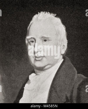 William Cobbett , 1763 - 1835. Inglese scrittore di pamphlet, agricoltore, giornalista e membro del parlamento. Dai martiri di Tolpuddle, pubblicato nel 1934. Foto Stock