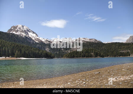 Lago nero in Montenegro Foto Stock