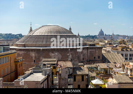 Pantheon romano vista dall'esterno,Roma,Italia Foto Stock