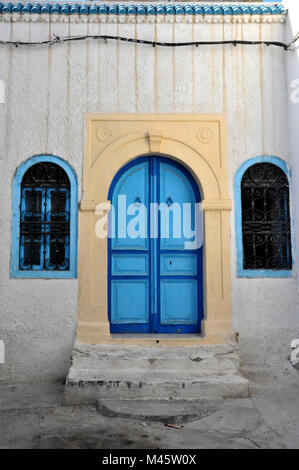 I cancelli in medine delle città tunisina Foto Stock