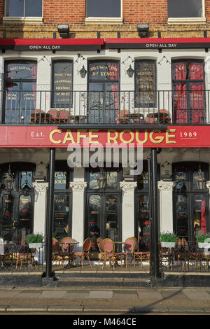 Cafe Rouge a Chiswick Foto Stock