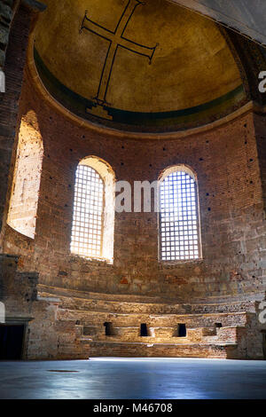 L'abside (altare) di Hagia Irene chiesa, Istanbul Foto Stock