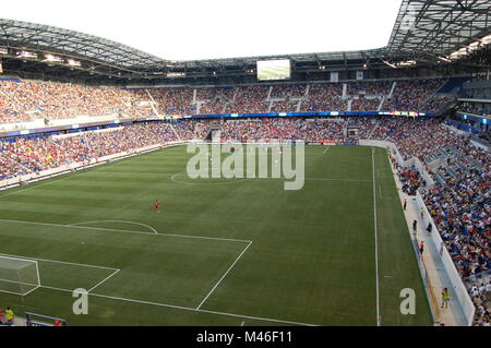 LA galassia della LA VS NY Red Bulls in Red Bull Arena Foto Stock