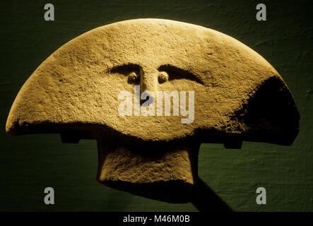 L'Italia, a Pontremoli, stele museo nel castello del Piagnaro, massa, 1000BC Foto Stock