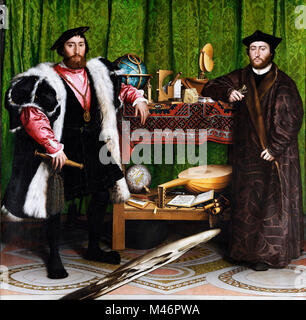 Gli ambasciatori di Hans Holbein il Giovane Foto Stock