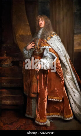 Giacomo II e VII (1633-1701). Ritratto di Re Giacomo II d'Inghilterra (Re Giacomo VII di Scozia) come il Duca di York, da Peter Lely, olio su tela, c.1665-70 Foto Stock