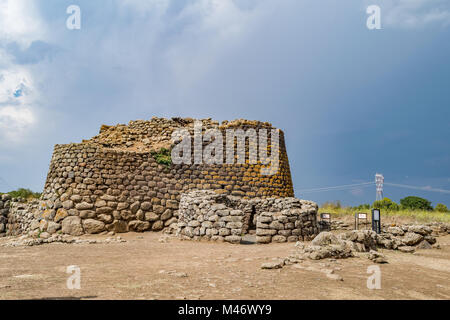 Nuraghe Losa, Abbasanta, Sardegna, Italia Foto Stock